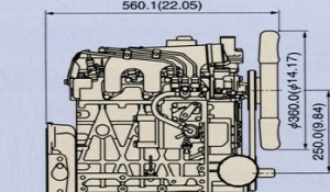 Głowica silnika Kubota D1703